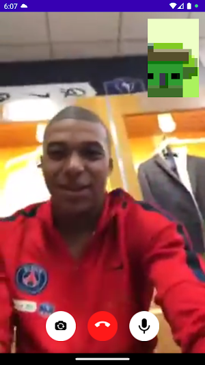 Mbappe Fake Video Call Screenshot 0