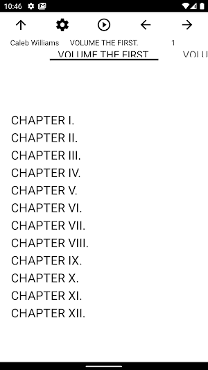 Book, Caleb Williams Screenshot 1