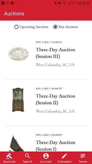 Charlton Hall Live Bidding Screenshot 0