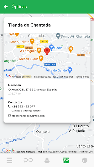 Teresa Feás Centro Optico Screenshot 3