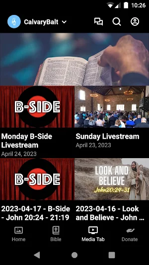 Calvary Chapel Baltimore Screenshot 1