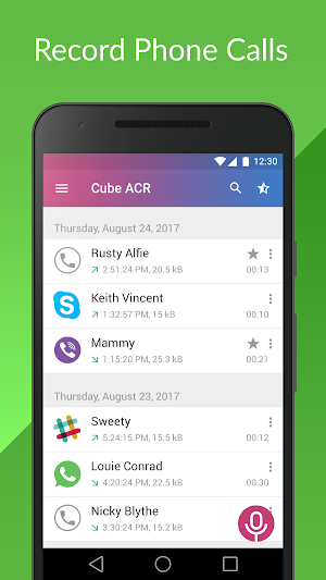 Call Recorder - Cube ACR Screenshot 0