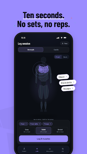 Deload: Muscle Recovery & Gym Screenshot 1