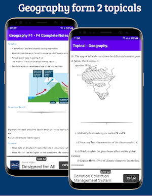 Geography: form 1-4 topicals. Screenshot 1