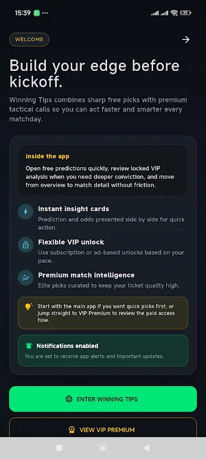 Winning Tips : Sports Predict. Screenshot 1