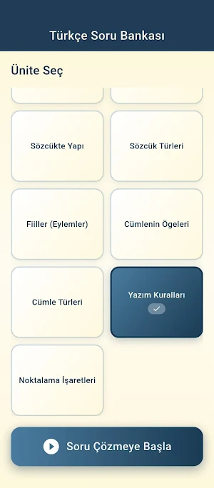 Türkçe Soru Bankası Screenshot 1