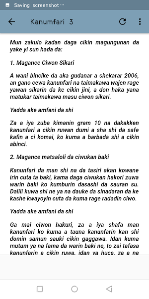 Amfanin Kanumfari Ga Dan Adam Screenshot 2
