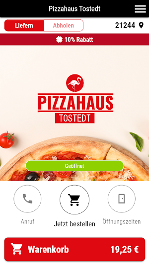Pizzahaus Tostedt Lieferdienst Screenshot 0