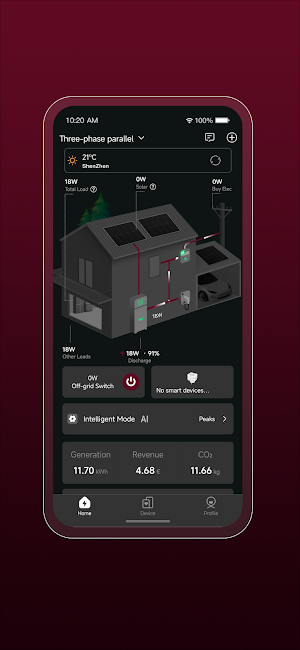 AEG SolarCube Screenshot 2
