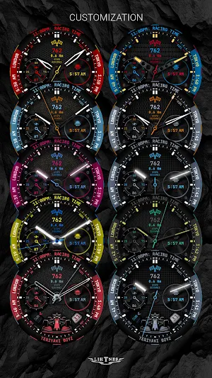 Racing Time Watch Face 169 Screenshot 1