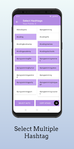 Hashtags Manager Screenshot 1