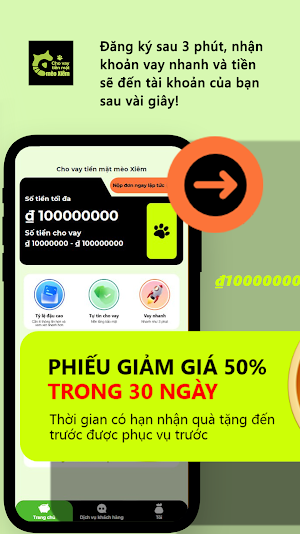 Cho vay tiền mặt mèo Xiêm Screenshot 2