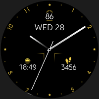Minimal Gold v21 Watch Face