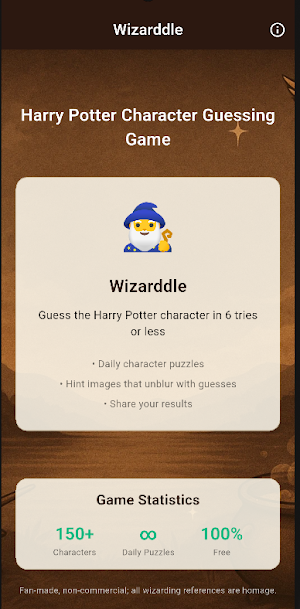 Harry Potter - Wizarddle Screenshot 0