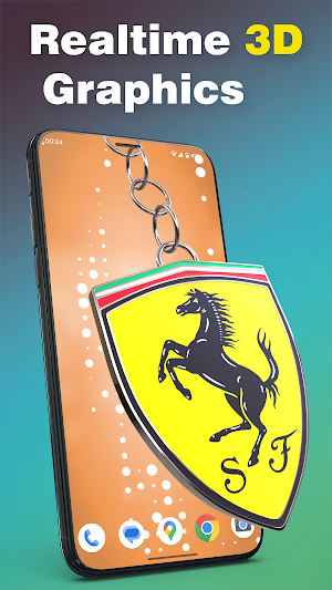 3D Car Logos Live Wallpaper Screenshot 1