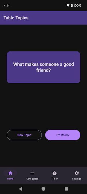 Table Topics Screenshot 2