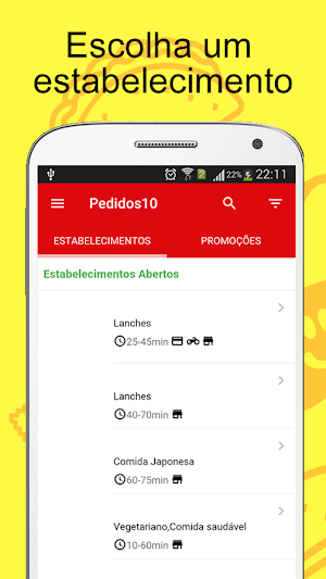 Pedidos10 - Delivery de Comida Screenshot 1