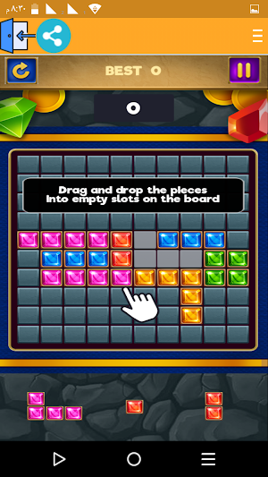 Jewels Blocks Puzzle Screenshot 1