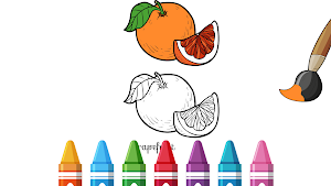 Fruits And Vegetables Coloring Screenshot 1