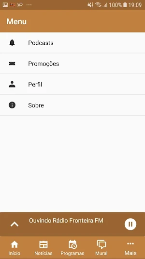 Rádio Fronteira FM 97.1 Screenshot 2