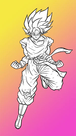 How to draw Ultra Instinct Screenshot 1
