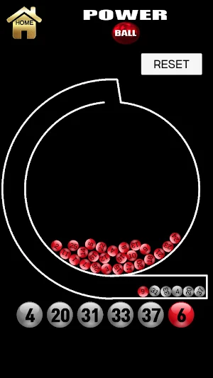 Virginia Lotto Number Generator(Physics Engine) Screenshot 3