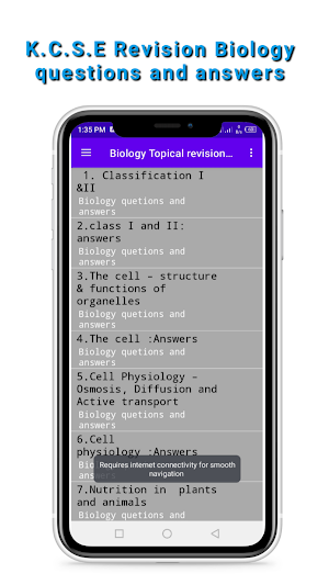 Biology questions and answers Screenshot 0