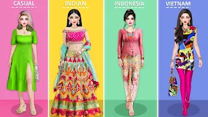 World Fashion Dress up Games Screenshot 2