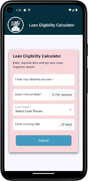Loan Eligibility Calculator Screenshot 1