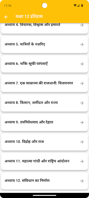 Class 12 History Hindi Medium Screenshot 2