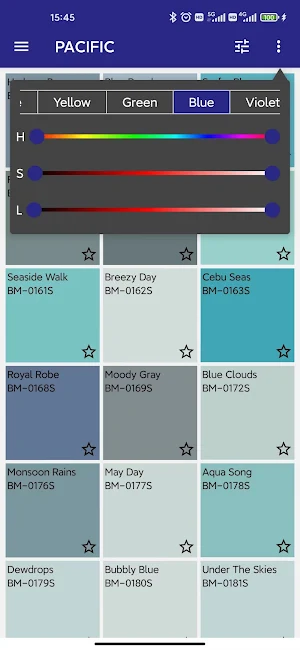 Pacific Paint Colors Screenshot 2