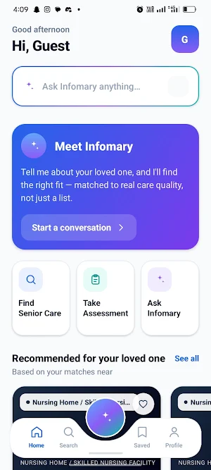 Info Senior Care Screenshot 1
