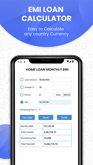 LoanCash : EMI Calculator Screenshot 3