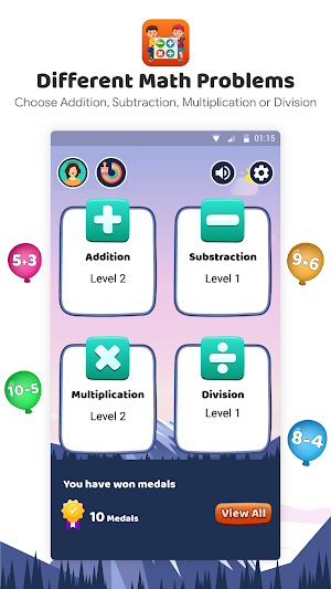 Kids Math App: New way of learning Calculations Screenshot 1