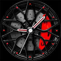G63 Car Rim Watch Face