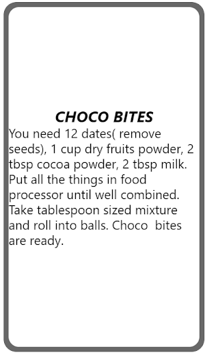 Healthy Choices Screenshot 2