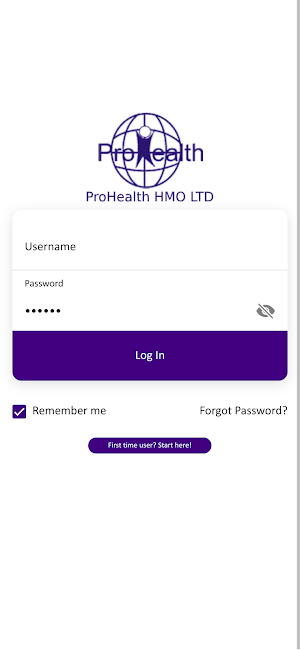Prohealth Mobile Screenshot 0