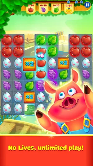 Farm Charm - Match 3 Blast King Games Screenshot 3