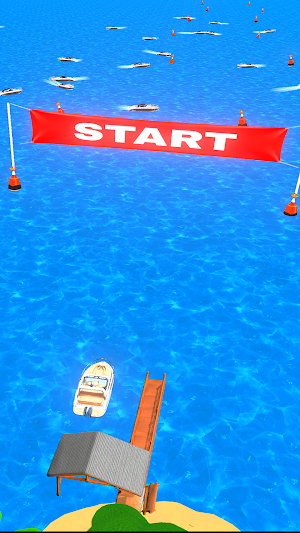 Boat Racing 3D: Leisure boats Screenshot 1