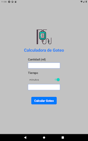 Calculadora de goteo Screenshot 3