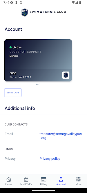 Moraga Valley Swim/Tennis Club Screenshot 2