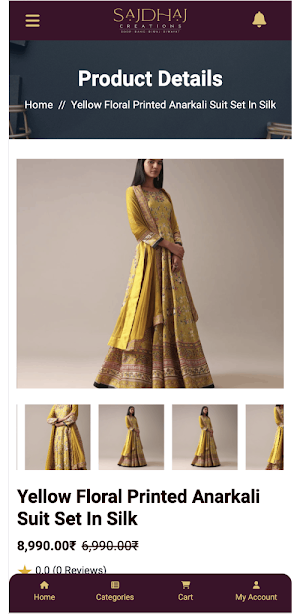 Sajdhaj Creations Screenshot 2