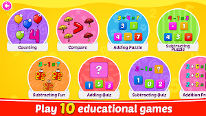 Math Games for Kids - Add Subtract Multiply Divide Screenshot 1