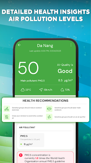 AIC: AQI Air Quality Tracker Screenshot 1