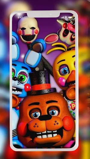 Freddy Fazbear 4K wallpaper HD Screenshot 1