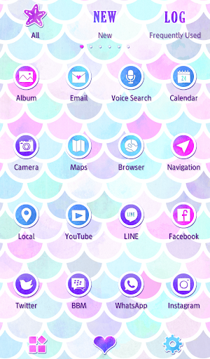 Mermaid Scales Theme Screenshot 2