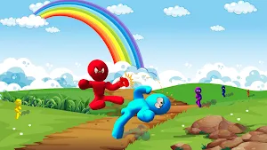 Street Stickman Boxing Kung Fu Screenshot 0