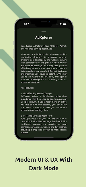 AdXplorer - Earning Report App Screenshot 3