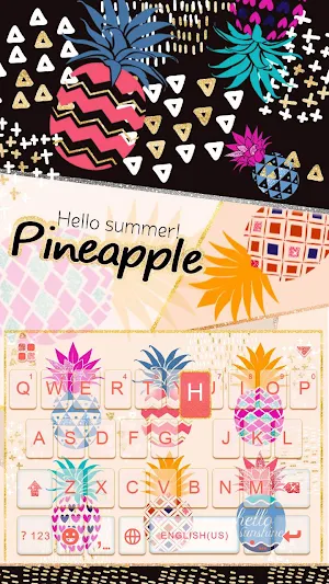 Pineapple Keyboard Theme Screenshot 0