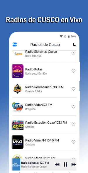 Radios de Cusco en Vivo Screenshot 3